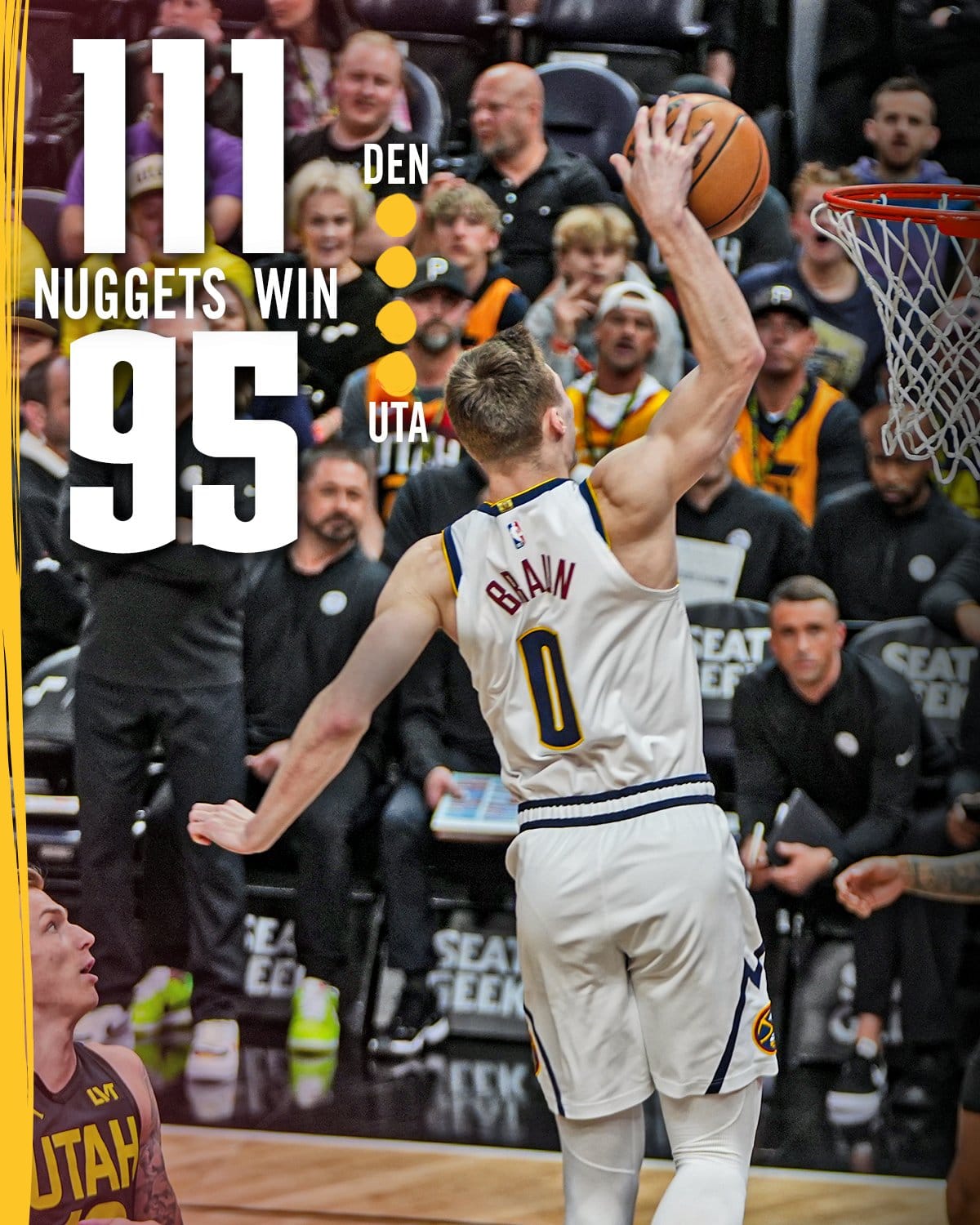 Entry 20: "Game Recap: Nuggets @ Jazz"